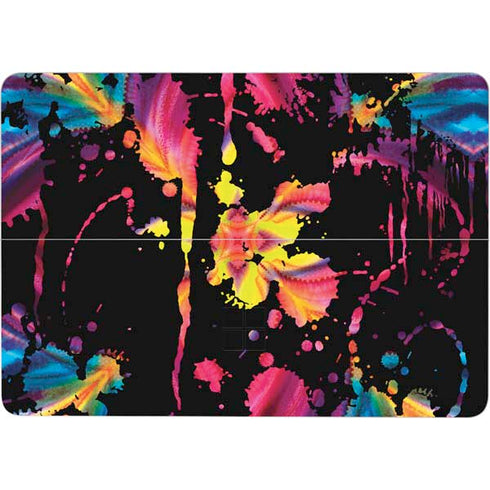 Chromatic Splatter Black Surface Laptop Studio Skin